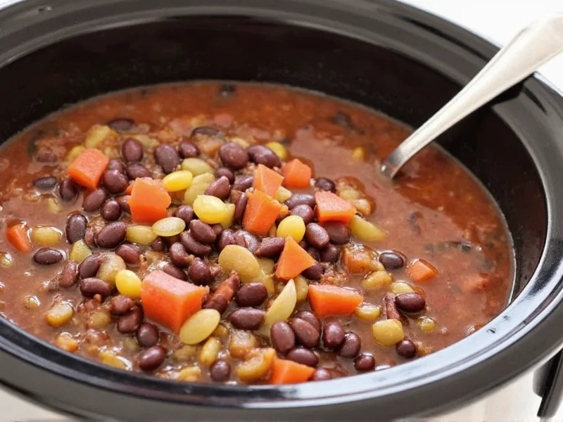 black bean soup crock pot