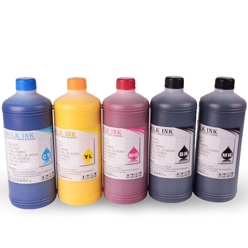 

Ocinkjet 1000ML 5 Colors For Epson T3280 Pigment Ink For EPSON Sure Color T3200 T5200 T7200 T3270 T5270 T7270 T3000