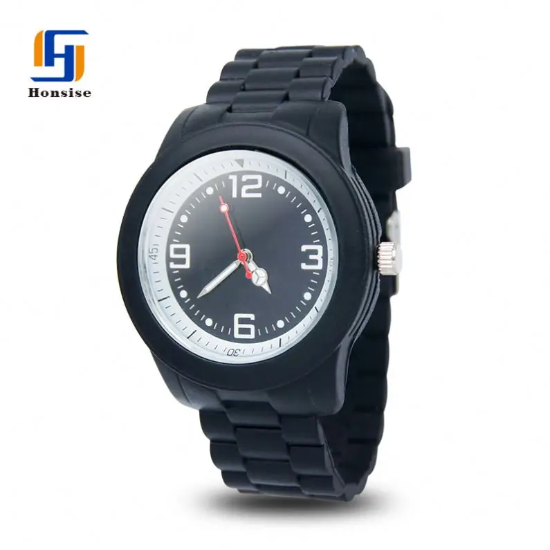 

Around Lens fashion big silicon alloy wrist watches for men and women