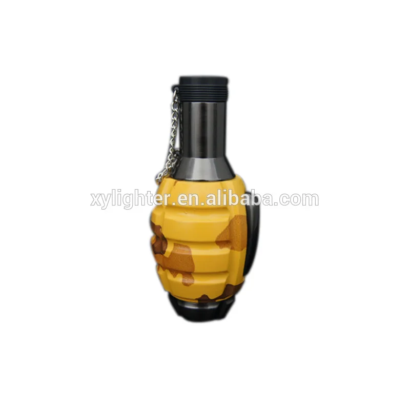 Xy34g001 Grenade Single Double Triple Quad Jet Flame Refillable Cigar