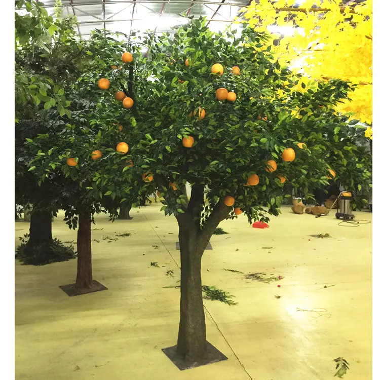 Artificial Orange Tree Decoration Tree Plastic Orange Tree Wholesale