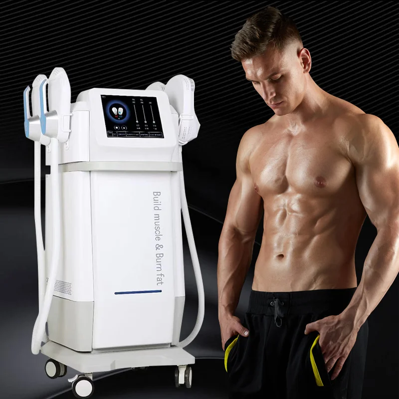 

Hot sales EMS Body Slimming machine EMS Muscle Stimulation Machine with 2 RF handles