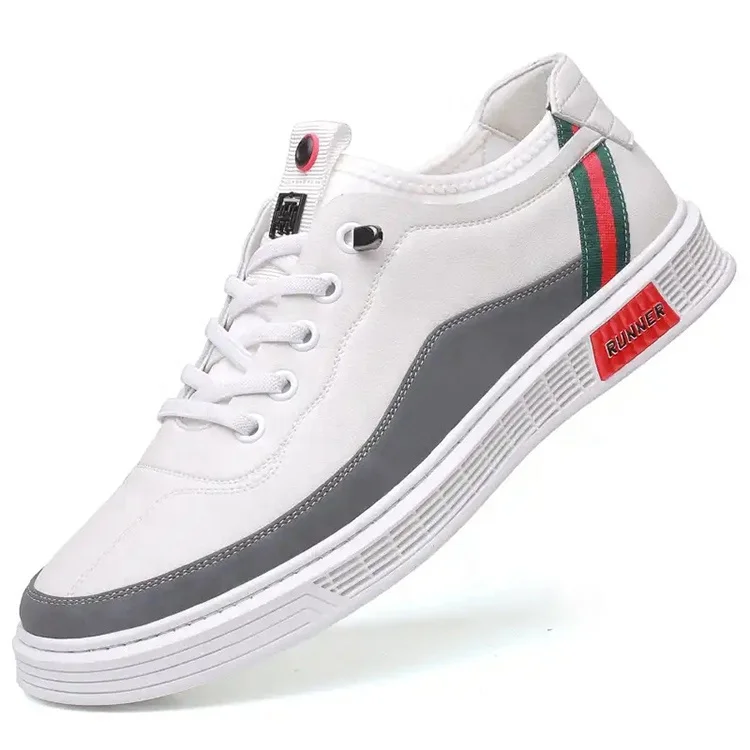 

Most inquiry soft sole black and white cheap mens casual leather flat shoes, Black/white