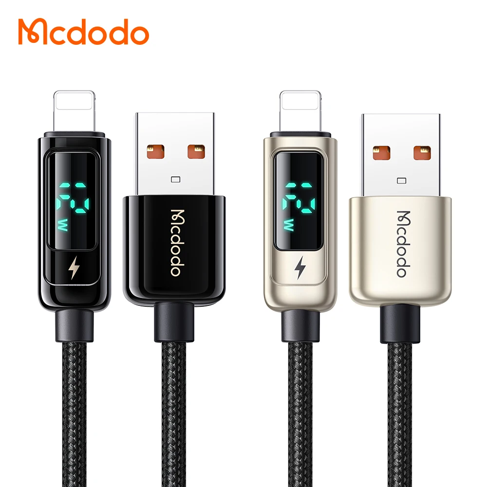 

Lighting Cable Led Digital Display Power Fast Charger For Iphone Charger Cable Briaded 3A Usb Cable