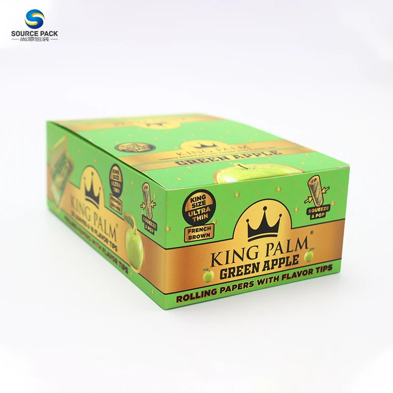 

Custom Cardboard Retail Display Box For Cigar Display Counter Coated Paper Boxes For Tobacco