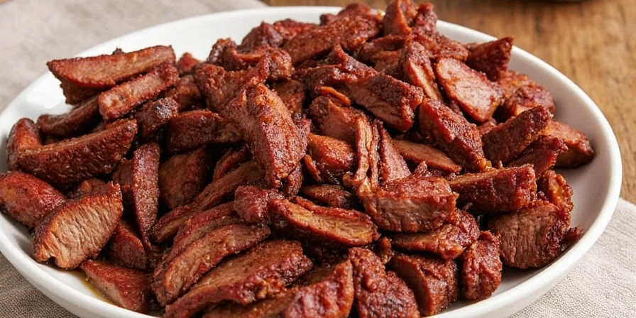 Oven beef brisket with spices