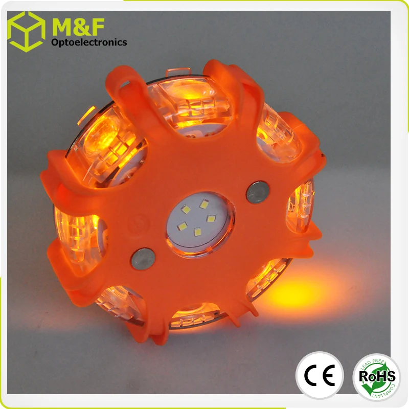 
Wireless Connection Rechargeable Plastic Led Emergency Signal Beacon Set Traffic Warning Light 