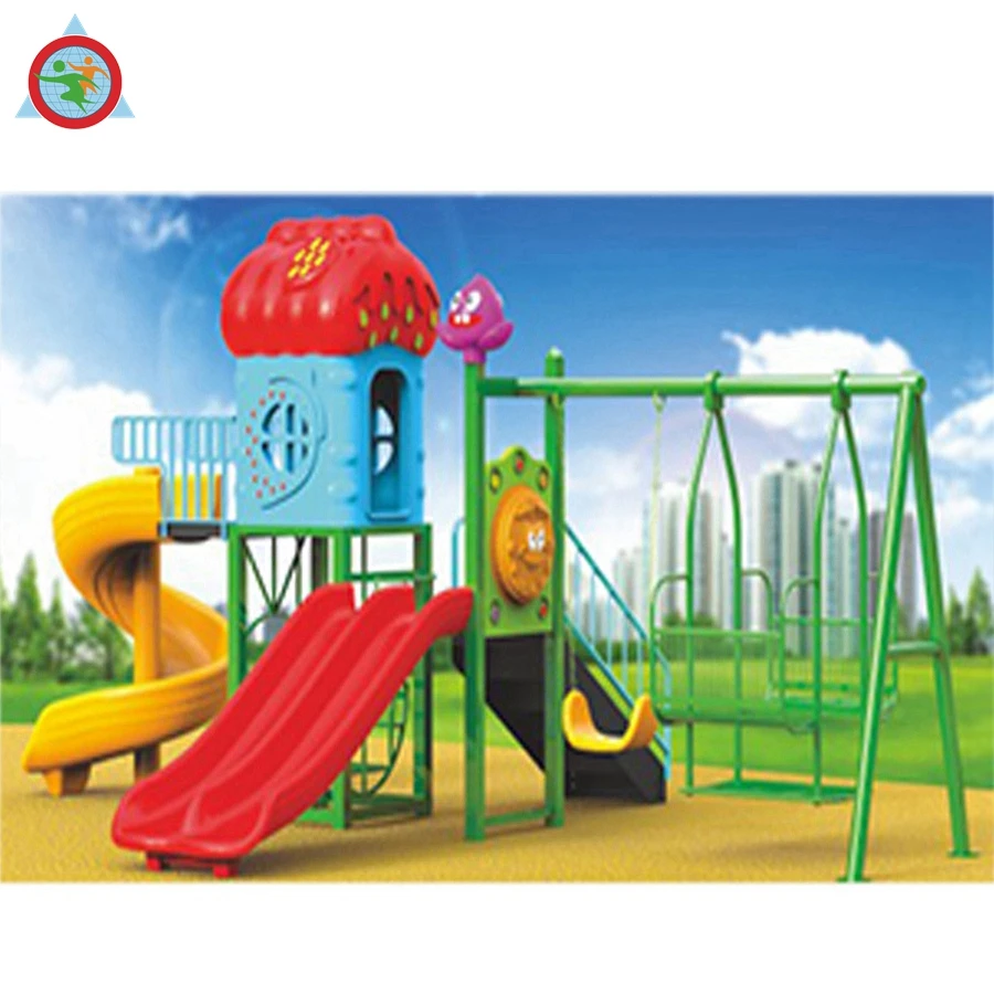 

children outdoor games kids playground with swing