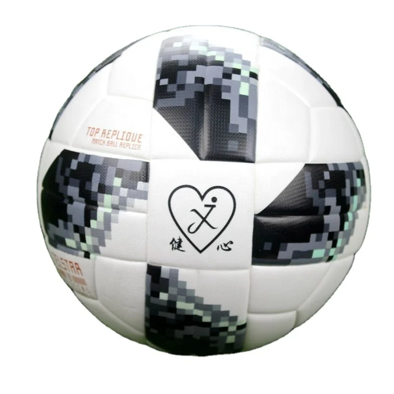

2021 new arrivals match training balls sports goods custom print pvc machine stitched promotion soccer ball size 5 football, White