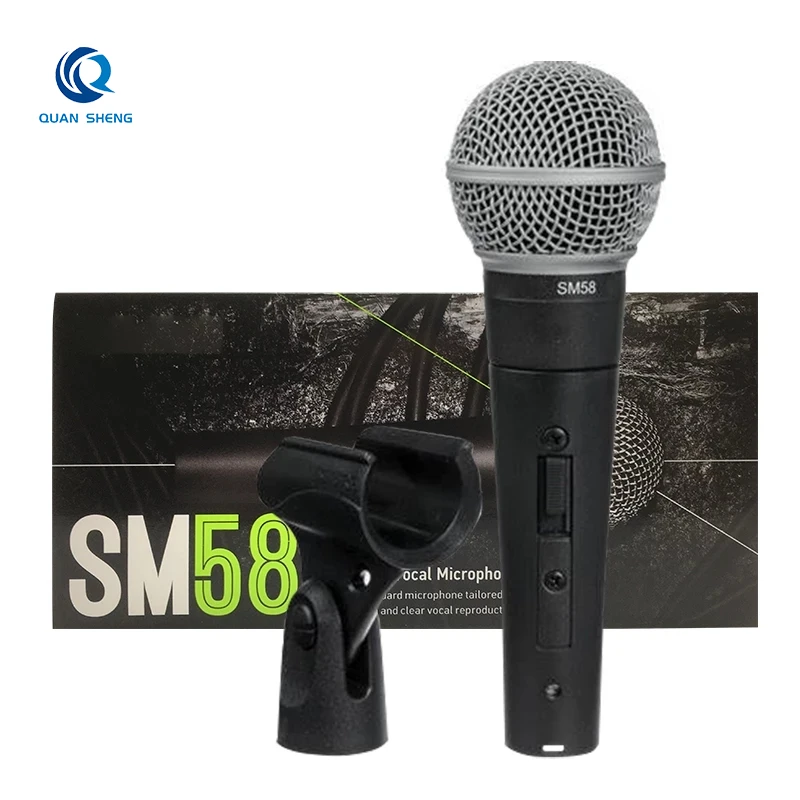 

SM58 Microphone Professional Dynamic Mic Handheld Wired Karaoke Church Microphone SM58