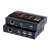 

4K PoE HDMI Extender KVM Extender over IP up to 100m USB Extender over Single Cat6 Support Remote Power Switch RS232