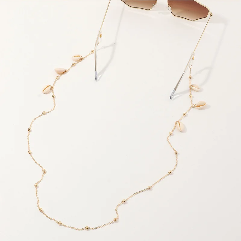 

Multifunctional Boho Shell Charm Eye Glasses Chain Handmade Chain Beach Sunglasses Chain