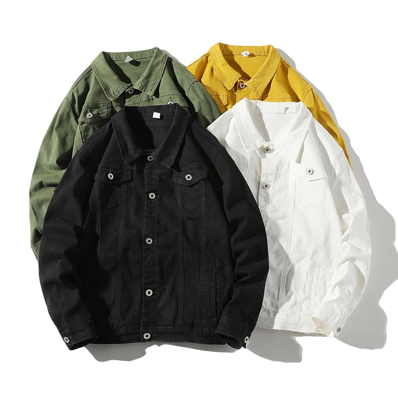 

Men's wholesale spring jacket denim jacket men