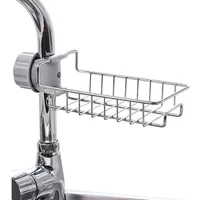 

Detachable Swivel Stainless Steel Hanging Bathroom Kitchen Sink Drainer Faucet Caddy Sponge Storage Shelf Rack Organizer Holder