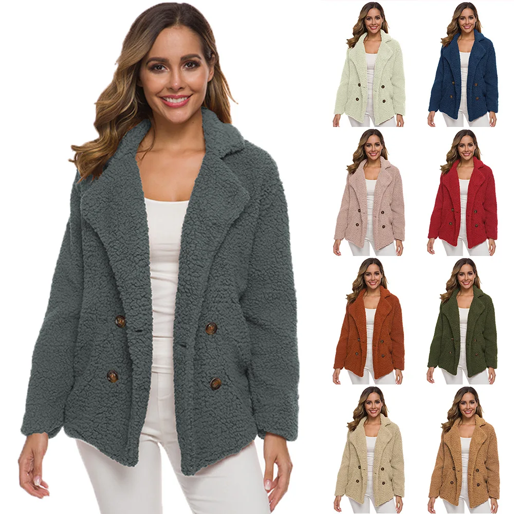 

Autumn and winter hot style lamb wool thickened women's clothing
