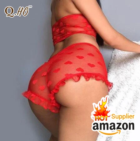 

Drop shipping Sexy cow print 3pc 2 piece lace adult bridal lingerie sleepwear cheap ladies lingeries, Red/black heart;hot pink/purple/blue flower