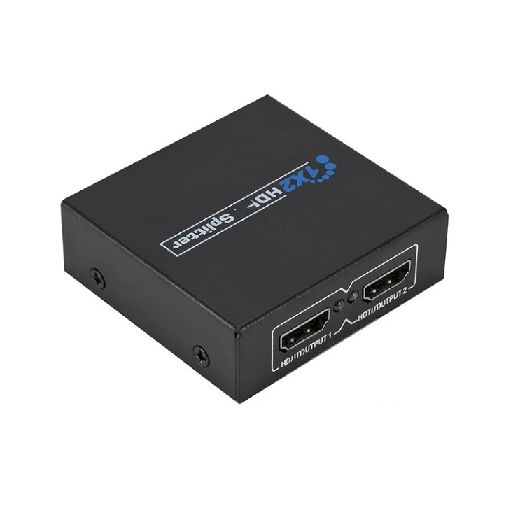 

HD 1080P Splitter 1 in 2 out adapter support 2K 3D HD Splitter Power Supply for Monitor Projector