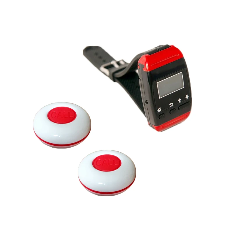 Restaurant table pager wireless waiter call button systems