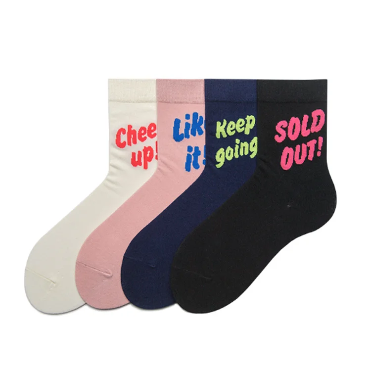 

Low MOQ ready to ship cheap cute 100% women cotton socks