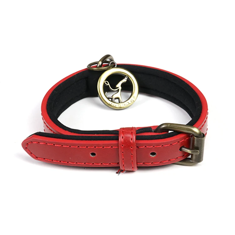 

Hot Selling Waterproof Soft padded Sexy Dog Collar Leather