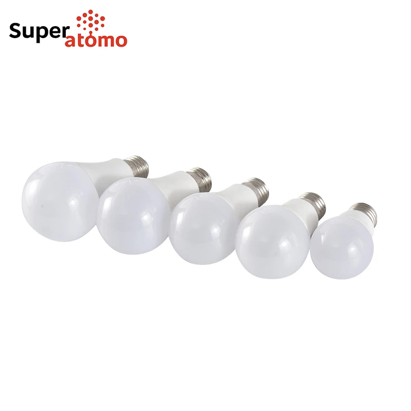 Hot Sale 3W 5W 7W 9W 12W 15W E27 Durable A Bulb IP33 AC White SMD LED Bulbs PBT Aluminum LED Bulb Lights