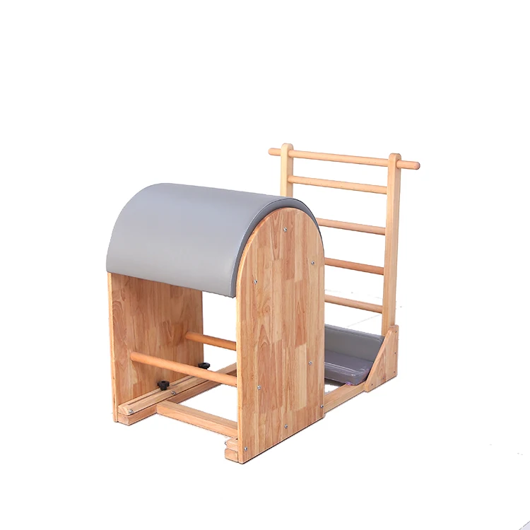 

Factory price yoga studio body shape gym pilates reassembled training bed ladder bucket ladder barrel, Brown