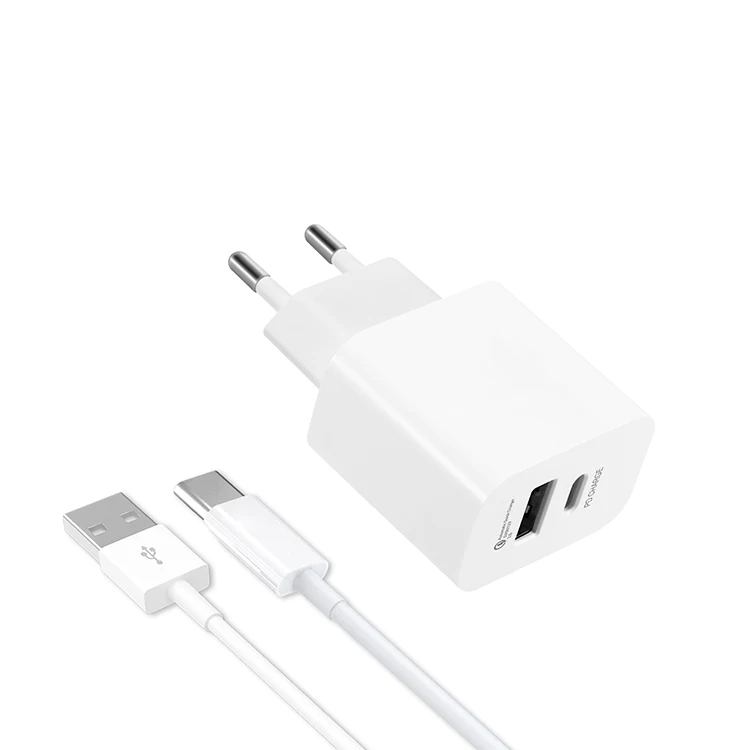 

New High-end Listing ABS Material Pd 20W Charger For Iphone Fast Charging