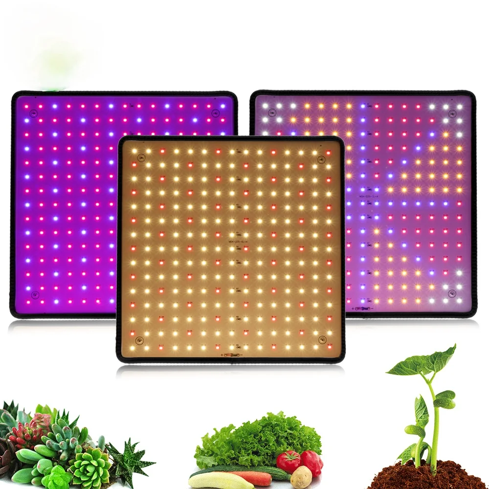 

LED Grow Light Panel Full Spectrum Phyto Lamp AC85-240V EU/US Plug For Indoor Grow Tent Plants Growth Light