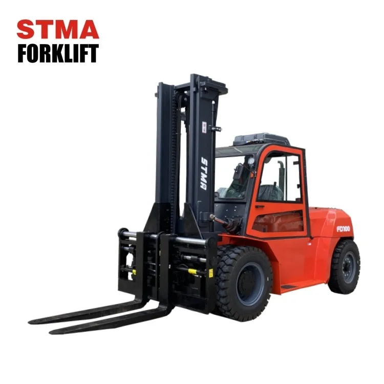 STMA construction machinery fork lift 10 ton 12 ton diesel forklift with cheap price