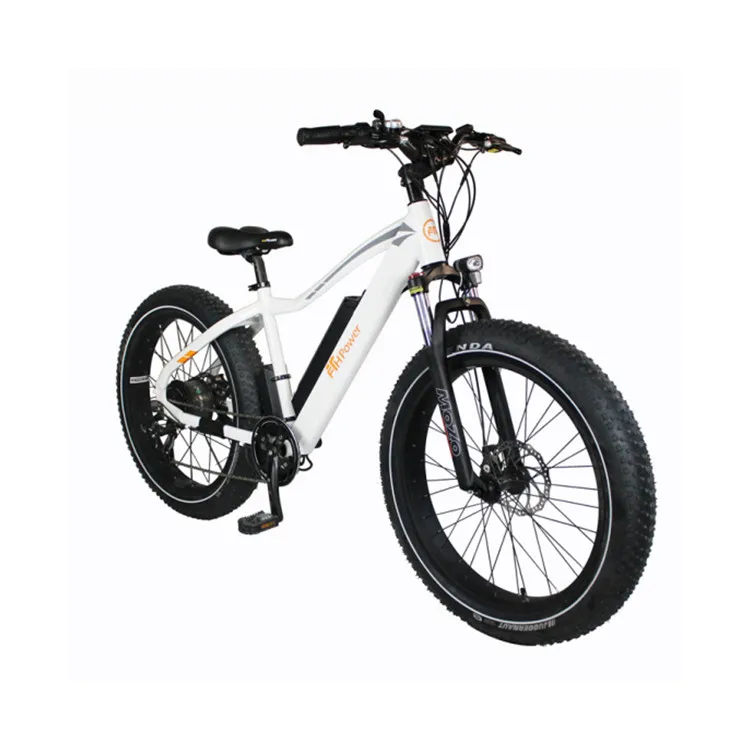 

48V/750W Disc Brakes Sports Motor Electric Fat Tire 26 Inch E Bike Mid Drive