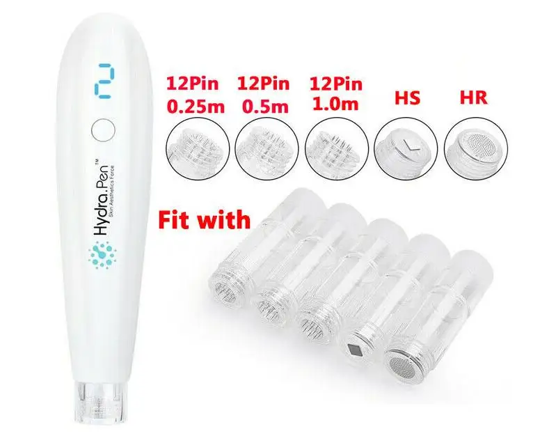 

factory new Automatic Serum Applicator Wireless Mesotherapy Hyd derna Pen H2 Serum 2 in 1 Hyaluronic Acid MicroNeedling Device