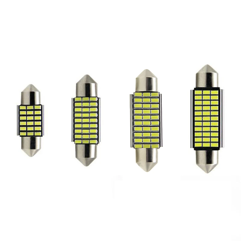 Factory brightness car led light 3014 27 smd 36mm 31/39/41mm luz led para auto C5W 12V  canbus car led festoon lighting bulb