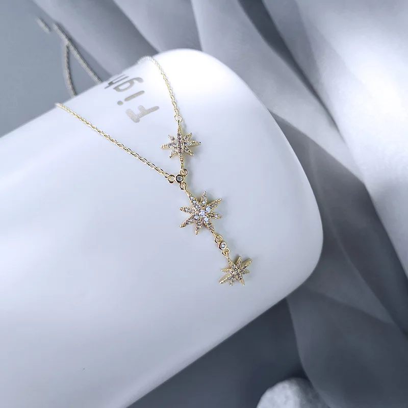 

fashion jewelry trendy crystal necklace pendants women