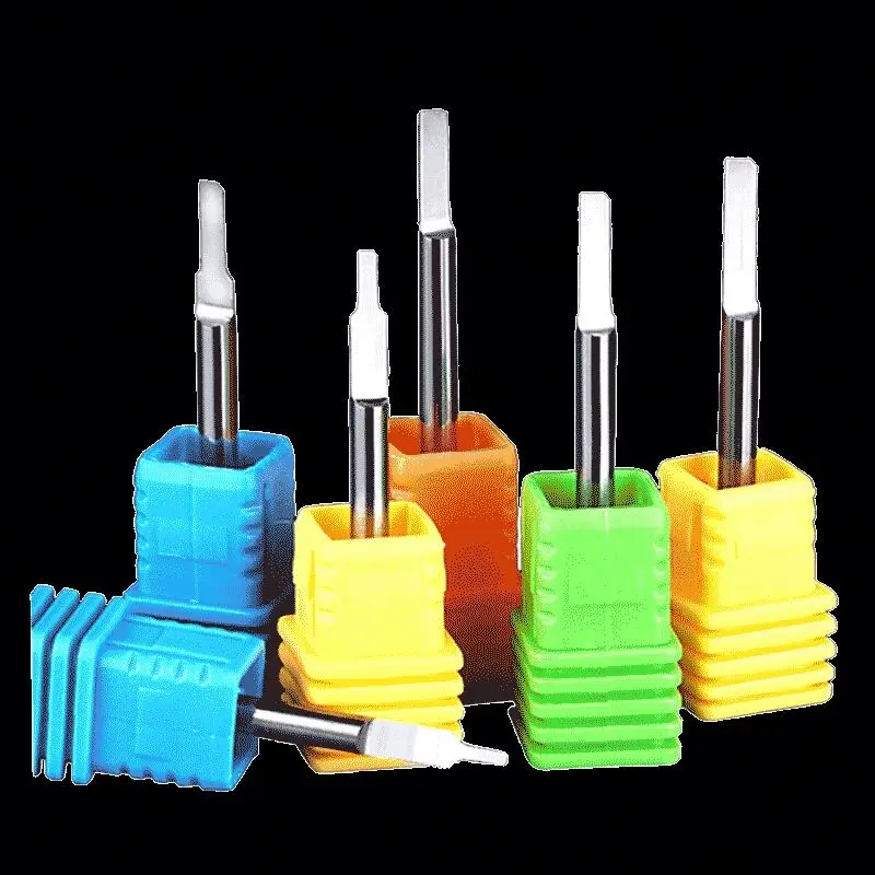 
6mm/8mm/10mm/12mm Industrial Grade Straight Router Bit Wood Milling Cutter Set CNC Woodworking Router Bits for Russia 
