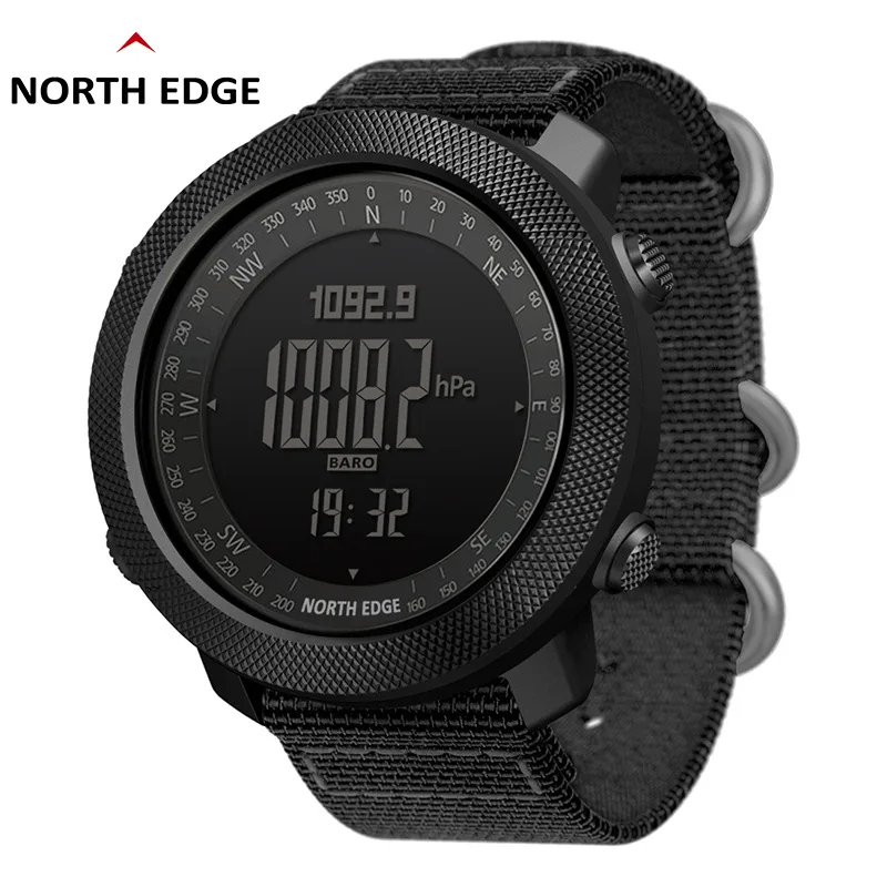 

Top Brand Multi-function Sport Digital Running Swimming Military Waterproof Men Wristwatch Smart Watch With Nylon Strap, 6 colors
