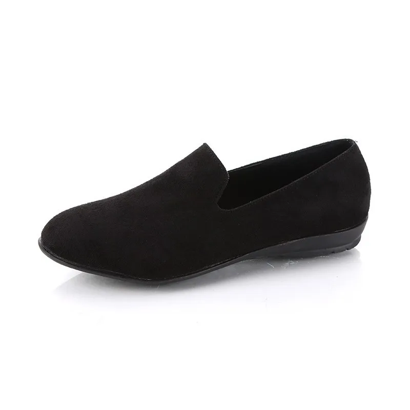 

Spring Autumn Women Casual Flat Shoes Flat Loafer Women Shoes Slips Soft Round Toe Denim Flats Jeans Shoes Plus Size, Yellow red black beige pink grey