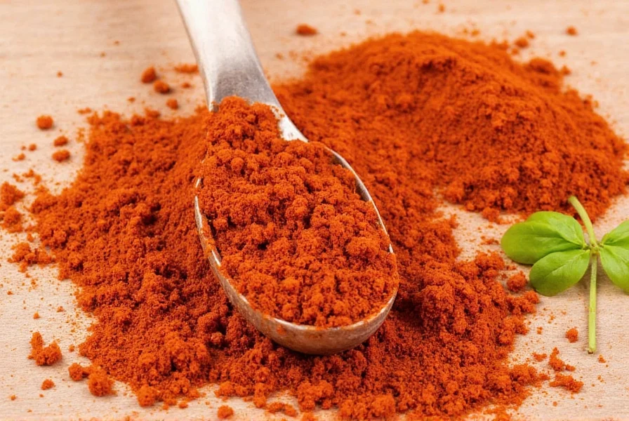 Spice rack with chili powders