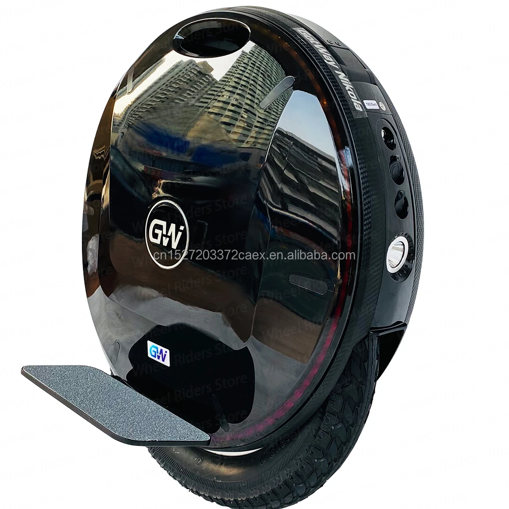 

Begode Gotway Nikola Plus Electric unicycle 100V 1800WH 1230WH 3000W,max speed 60km/h,battery life 120-160km,monowheel scooter, Black