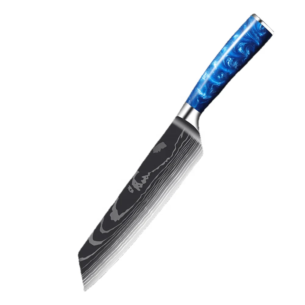 

7 Inch Chef Knife High Carbon Steel Kiritsuke Knife For Home Kitchen