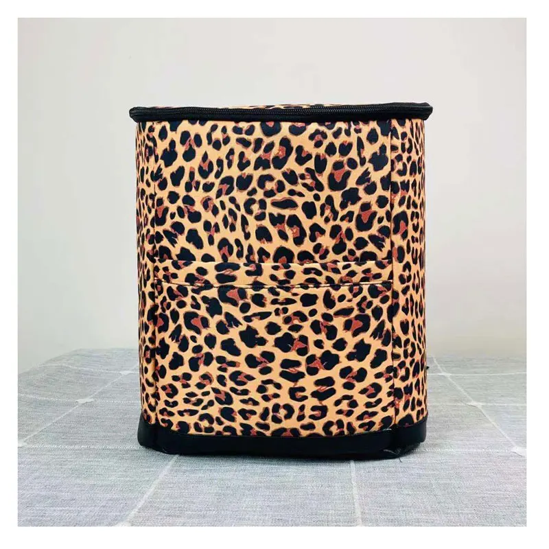 

Leopard Durable Large Capacity Personalized Travel Insulated Cooler Backpack for Camping Picnic BBQ Family Outdoor Activity