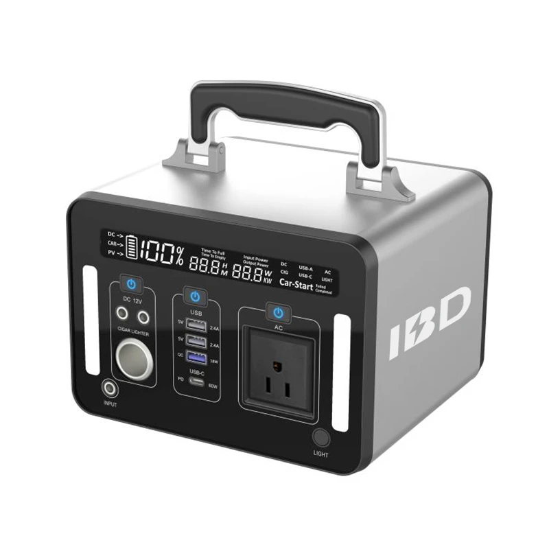 

Home Light Kit Portable Solar Power Station Portable Power Station 500W 220V Public Power Bank Charging Station Software