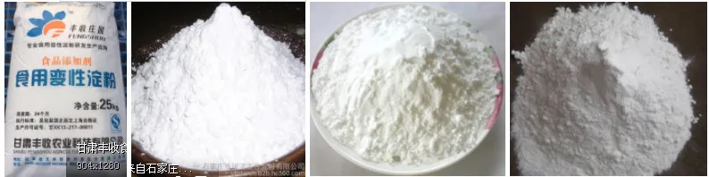 Modified starch processing line