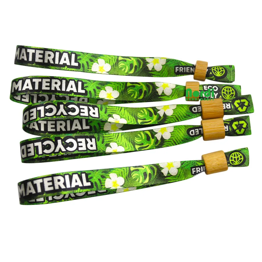 Custom Design Waterproof Vinyl Festival Wristbands L Shape Pvc Wrist