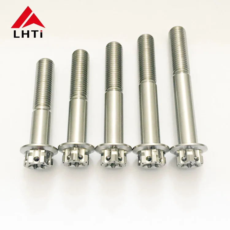M8 gr5 Titanium torx Flange Bolts motorcycle racing fancy bolts