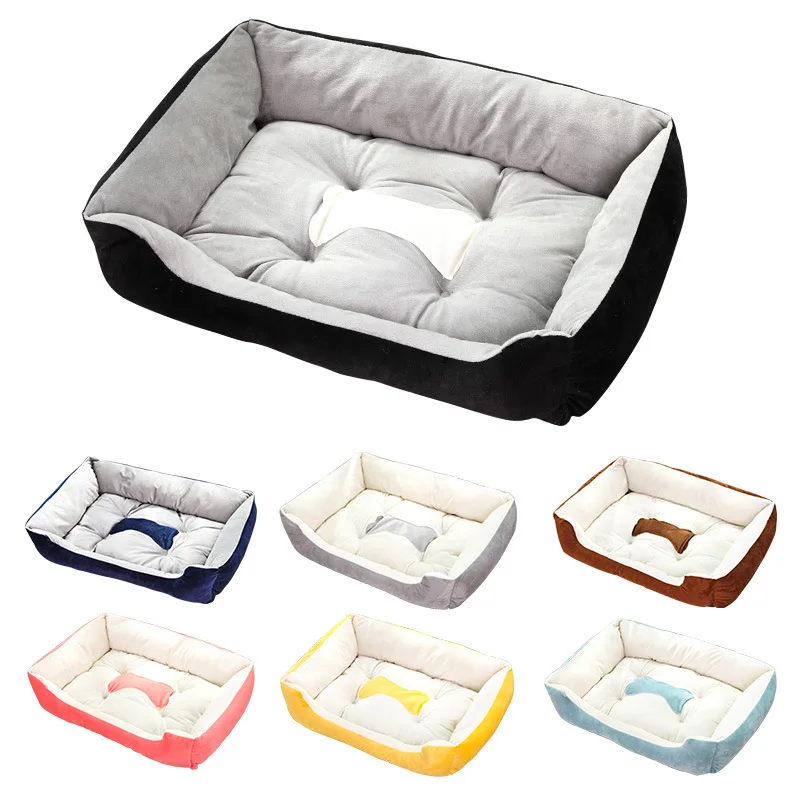 

Non Slip Bottom Cats Beds Super Soft Pet Lounger Warm Breathable Dog Bed luxury Pet Sofa bed, Photo