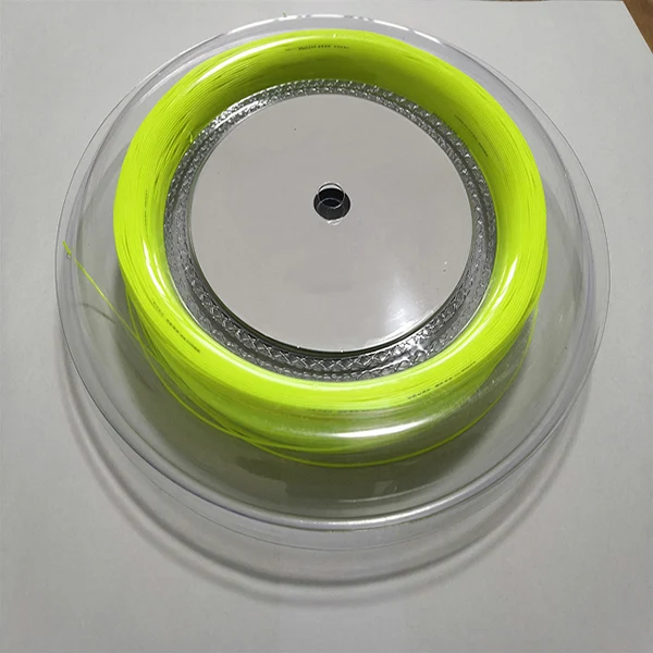 

Factory price wholesale cheap brand badminton racket strong colored nylon string 200m32lbs durable in stock for marth playing, 10colours
