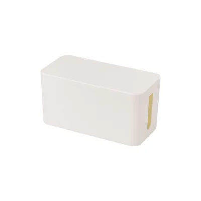 

Desktop Row Plug Finishing Power Line Computer Socket Assembly Box Wholesale Oversize Wire Storage Plastic Storage Boxes & Bins, White,black
