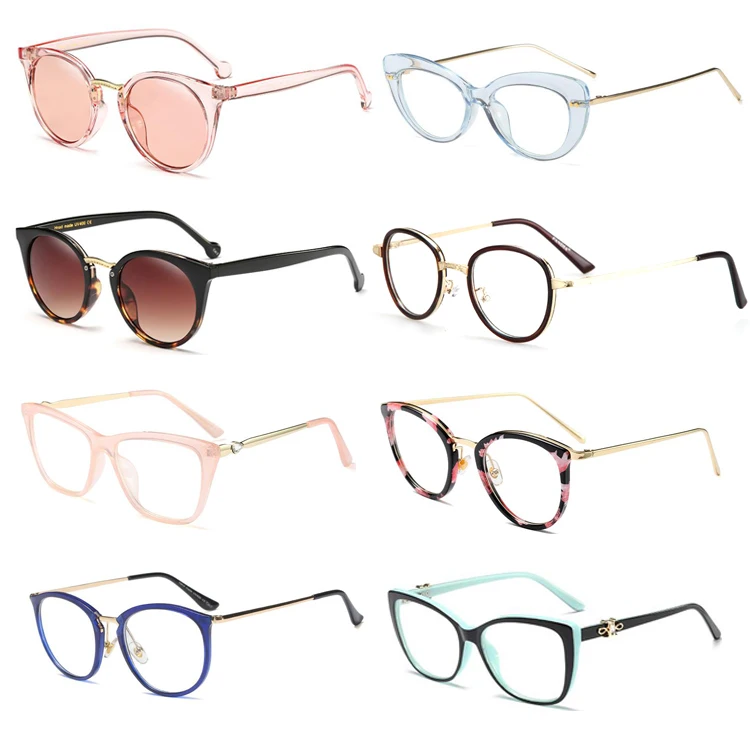 

Stock plastic Clearance random Eyewear Optical frame PC TR metal optical frames ready goods MIX STYLES AND COLORS, Avalaible