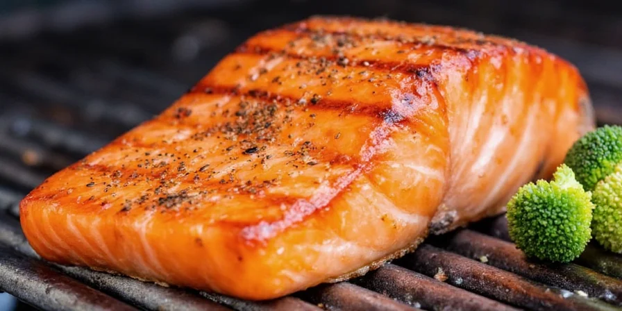 Seasoning rack with various salmon-friendly spices