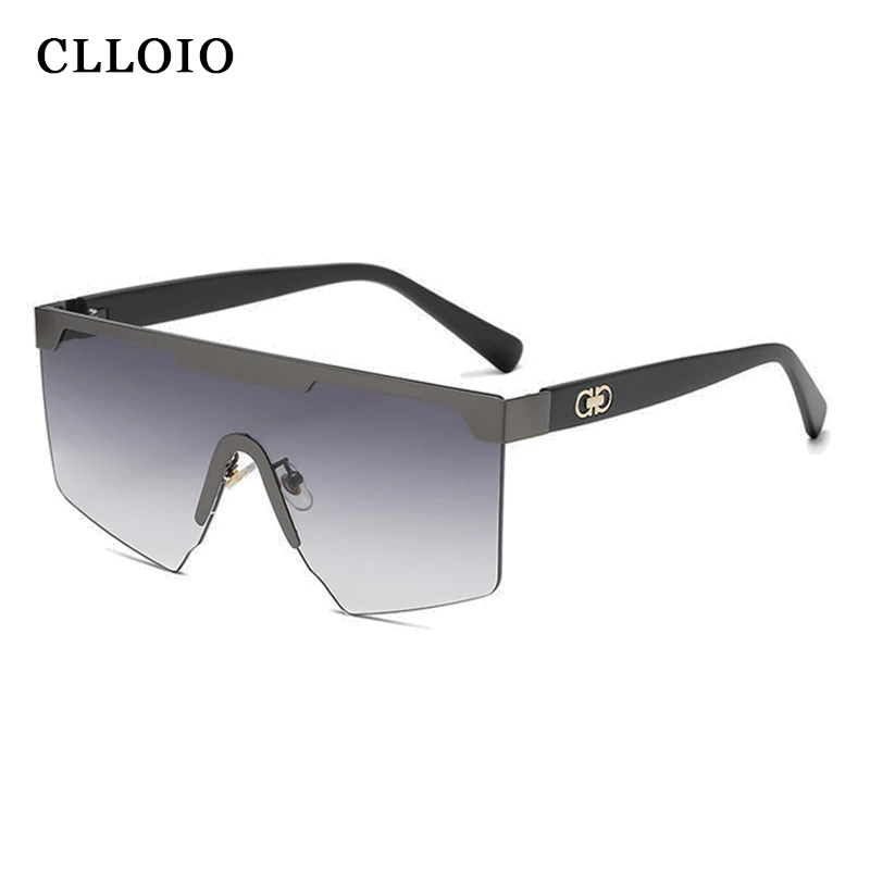 

2021 Fashion Designer Square Frame Rectangle Women Men Trendy Big Shades Oversized Sunglasses